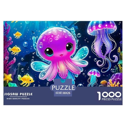 1000 Teile Octopus Geschicklichkeitsspiel Puzzles Für Erwachsen Herausforderung Spielzeug Premium Quality Geschenke Für Die Ganze Familie 38x26cm/1000pcs von UJSDVNNJJ