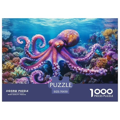 1000-Teile Octopus Geschicklichkeitsspiel Puzzles Für Erwachsen Lernspiel Premium Quality Geschenke Für Erwachsene Und Kinder Ab 14 Jahren 70x50cm/1000pcs 1000-Teile Octopus Geschicklichkeitsspiel Puzzles Für Erwachsen Lernspiel Premium Quality Geschenke Für Erwachsene Und Kinder Ab 14 Jahren 70x50cm/1000pcs von UJSDVNNJJ