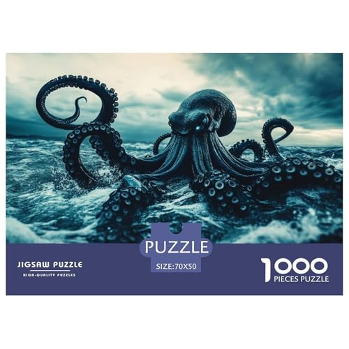 1000-Teile Octopus Pädagogisches Spiel Puzzles Für Erwachsen Herausforderung Spielzeug Premium Quality Stress Abbauen Für Die Ganze Familie 70x50cm/1000pcs 1000-Teile Octopus Pädagogisches Spiel Puzzles Für Erwachsen Herausforderung Spielzeug Premium Quality Stress Abbauen Für Die Ganze Familie 70x50cm/1000pcs von UJSDVNNJJ