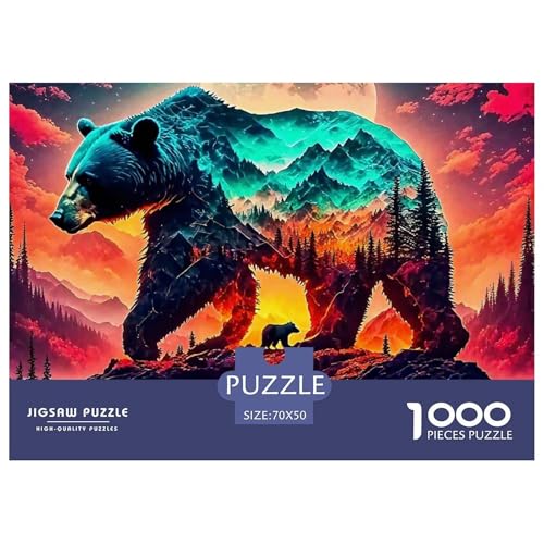 1000 Teile Pädagogisches Spiel Puzzles Für Erwachsen Lernspiel Premium Quality Geschenke Für Die Ganze Familie von UJSDVNNJJ