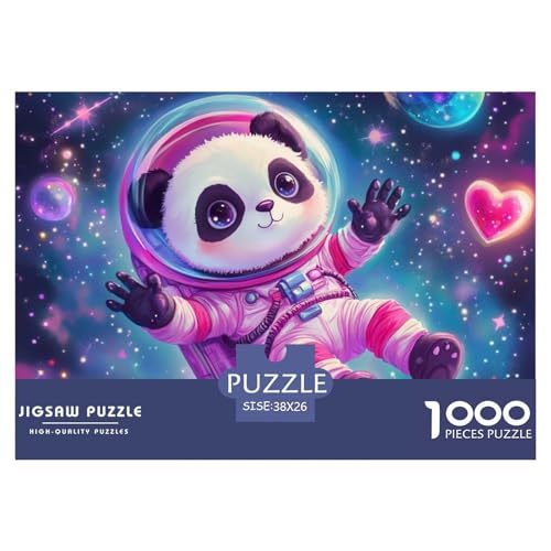 1000-Teile Panda Geschicklichkeitsspiel Puzzles Für Erwachsen Herausforderung Spielzeug Premium Quality Geschenke Für Die Ganze Familie 38x26cm/1000pcs von UJSDVNNJJ