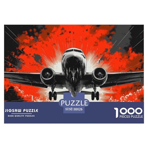 1000 Teile Passenger Flugzeuge Geschicklichkeitsspiel Puzzles Für Erwachsen Herausforderung Spielzeug Premium Quality Stress Abbauen Für Die Ganze Familie 38x26cm/1000pcs von UJSDVNNJJ