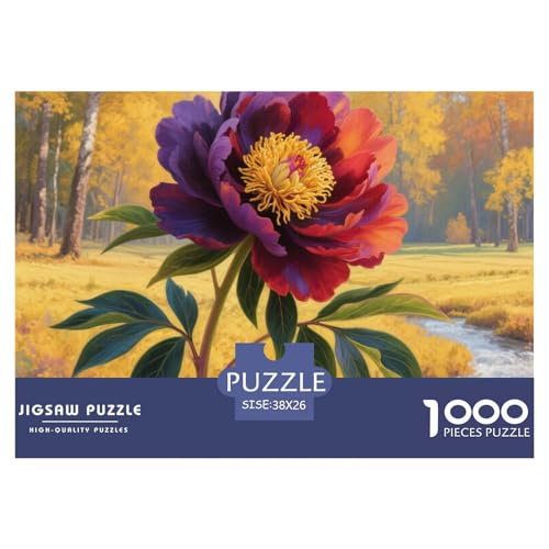 1000-Teile Peony Geschicklichkeitsspiel Puzzles Für Erwachsen Herausforderung Spielzeug Premium Quality Geschenke Für Die Ganze Familie 38x26cm/1000pcs 1000-Teile Peony Geschicklichkeitsspiel Puzzles Für Erwachsen Herausforderung Spielzeug Premium Quality Geschenke Für Die Ganze Familie 38x26cm/1000pcs von UJSDVNNJJ
