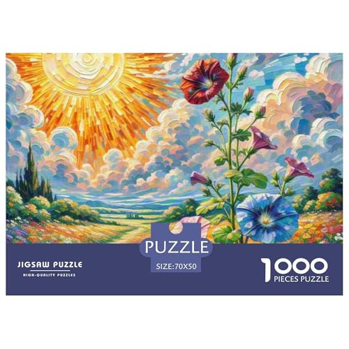 1000-Teile Petunia Hybride Pädagogisches Spiel Puzzles Für Erwachsen Lernspiel Premium Quality Stress Abbauen Für Die Ganze Familie 70x50cm/1000pcs von UJSDVNNJJ