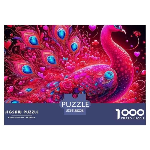 1000 Teile Pfauen Geschicklichkeitsspiel Pfauen Puzzles Für Erwachsen Lernspiel Premium Quality Geschenke Für Die Ganze Familie 38x26cm/1000pcs 1000 Teile Pfauen Geschicklichkeitsspiel Pfauen Puzzles Für Erwachsen Lernspiel Premium Quality Geschenke Für Die Ganze Familie 38x26cm/1000pcs von UJSDVNNJJ