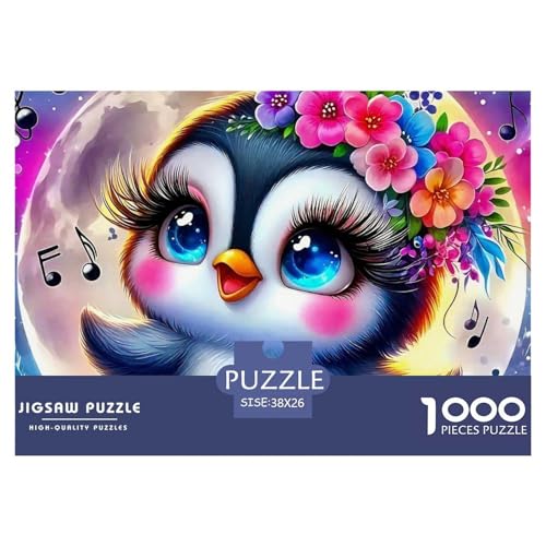 1000 Teile Pinguin Geschicklichkeitsspiel Puzzles Für Erwachsen Herausforderung Spielzeug Premium Quality Geschenke Für Erwachsene Und Kinder Ab 14 Jahren 38x26cm/1000pcs von UJSDVNNJJ