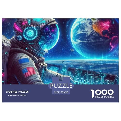 1000-Teile Planeten Pädagogisches Spiel Planeten Puzzles Für Erwachsen Herausforderung Spielzeug Premium Quality Geschenke Für Erwachsene Und Kinder Ab 14 Jahren 70x50cm/1000pcs von UJSDVNNJJ