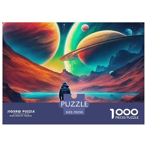 1000 Teile Planeten Pädagogisches Spiel Planeten Puzzles Für Erwachsen Lernspiel Premium Quality Geschenke Für Erwachsene Und Kinder Ab 14 Jahren 70x50cm/1000pcs von UJSDVNNJJ