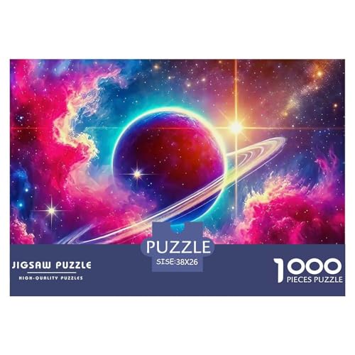 1000-Teile Planeten Pädagogisches Spiel Planeten Puzzles Für Erwachsen Lernspiel Premium Quality Stress Abbauen Für Erwachsene Und Kinder Ab 14 Jahren 38x26cm/1000pcs von UJSDVNNJJ