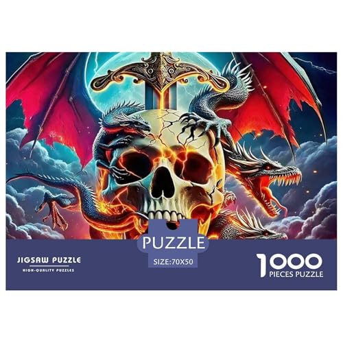 1000-Teile Pterosaurus Geschicklichkeitsspiel Puzzles Für Erwachsen Lernspiel Premium Quality Geschenke Für Erwachsene Und Kinder Ab 14 Jahren 70x50cm/1000pcs 1000-Teile Pterosaurus Geschicklichkeitsspiel Puzzles Für Erwachsen Lernspiel Premium Quality Geschenke Für Erwachsene Und Kinder Ab 14 Jahren 70x50cm/1000pcs von UJSDVNNJJ