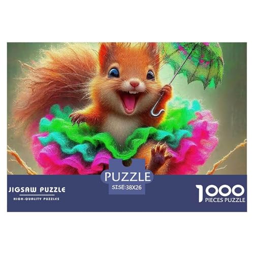 1000-Teile Regenbogen Pädagogisches Spiel Regenbogen Puzzles Für Erwachsen Herausforderung Spielzeug Premium Quality Geschenke Für Erwachsene Und Kinder Ab 14 Jahren 38x26cm/1000pcs von UJSDVNNJJ