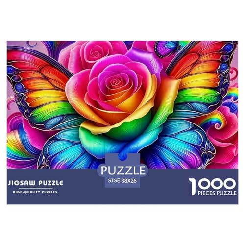 1000 Teile Schmetterling Pädagogisches Spiel Schmetterling Puzzles Für Erwachsen Herausforderung Spielzeug Premium Quality Geschenke Für Die Ganze Familie 38x26cm/1000pcs von UJSDVNNJJ
