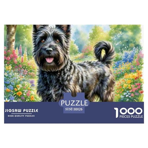 1000-Teile Schottischer Terrier Pädagogisches Spiel Puzzles Für Erwachsen Herausforderung Spielzeug Premium Quality Stress Abbauen Für Die Ganze Familie 38x26cm/1000pcs 1000-Teile Schottischer Terrier Pädagogisches Spiel Puzzles Für Erwachsen Herausforderung Spielzeug Premium Quality Stress Abbauen Für Die Ganze Familie 38x26cm/1000pcs von UJSDVNNJJ