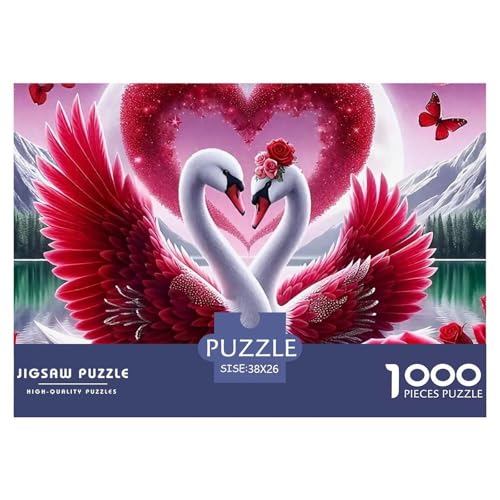 1000 Teile Schwan Geschicklichkeitsspiel Puzzles Für Erwachsen Lernspiel Premium Quality Stress Abbauen Für Die Ganze Familie 38x26cm/1000pcs 1000 Teile Schwan Geschicklichkeitsspiel Puzzles Für Erwachsen Lernspiel Premium Quality Stress Abbauen Für Die Ganze Familie 38x26cm/1000pcs von UJSDVNNJJ