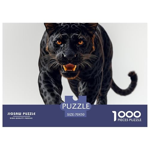 1000-Teile Schwarze Panther Geschicklichkeitsspiel Puzzles Für Erwachsen Lernspiel Premium Quality Stress Abbauen Für Erwachsene Und Kinder Ab 14 Jahren 70x50cm/1000pcs 1000-Teile Schwarze Panther Geschicklichkeitsspiel Puzzles Für Erwachsen Lernspiel Premium Quality Stress Abbauen Für Erwachsene Und Kinder Ab 14 Jahren 70x50cm/1000pcs von UJSDVNNJJ