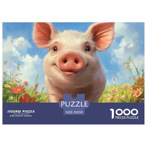 1000 Teile Schwein Pädagogisches Spiel Puzzles Für Erwachsen Herausforderung Spielzeug Premium Quality Geschenke Für Die Ganze Familie 70x50cm/1000pcs 1000 Teile Schwein Pädagogisches Spiel Puzzles Für Erwachsen Herausforderung Spielzeug Premium Quality Geschenke Für Die Ganze Familie 70x50cm/1000pcs von UJSDVNNJJ