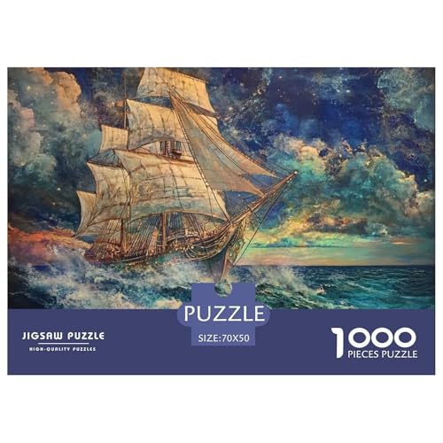 1000-Teile Segelboot Geschicklichkeitsspiel Puzzles Für Erwachsen Lernspiel Premium Quality Geschenke Für Die Ganze Familie 70x50cm/1000pcs 1000-Teile Segelboot Geschicklichkeitsspiel Puzzles Für Erwachsen Lernspiel Premium Quality Geschenke Für Die Ganze Familie 70x50cm/1000pcs von UJSDVNNJJ
