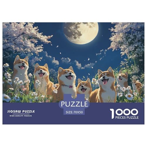 1000-Teile Shiba Inu Geschicklichkeitsspiel Puzzles Für Erwachsen Herausforderung Spielzeug Premium Quality Geschenke Für Die Ganze Familie 70x50cm/1000pcs 1000-Teile Shiba Inu Geschicklichkeitsspiel Puzzles Für Erwachsen Herausforderung Spielzeug Premium Quality Geschenke Für Die Ganze Familie 70x50cm/1000pcs von UJSDVNNJJ