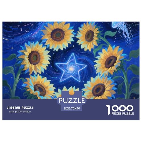 1000-Teile Sonnenblumen Geschicklichkeitsspiel Puzzles Für Erwachsen Lernspiel Premium Quality Geschenke Für Die Ganze Familie 70x50cm/1000pcs 1000-Teile Sonnenblumen Geschicklichkeitsspiel Puzzles Für Erwachsen Lernspiel Premium Quality Geschenke Für Die Ganze Familie 70x50cm/1000pcs von UJSDVNNJJ