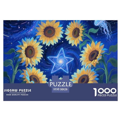 1000-Teile Sonnenblumen Geschicklichkeitsspiel Puzzles Für Erwachsen Lernspiel Premium Quality Geschenke Für Erwachsene Und Kinder Ab 14 Jahren 38x26cm/1000pcs 1000-Teile Sonnenblumen Geschicklichkeitsspiel Puzzles Für Erwachsen Lernspiel Premium Quality Geschenke Für Erwachsene Und Kinder Ab 14 Jahren 38x26cm/1000pcs von UJSDVNNJJ