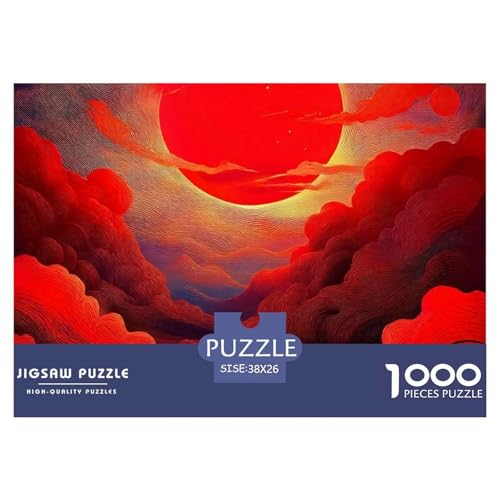 1000 Teile Sonnenfinsternis Geschicklichkeitsspiel Sonnenfinsternis Puzzles Für Erwachsen Lernspiel Premium Quality Geschenke Für Die Ganze Familie 38x26cm/1000pcs von UJSDVNNJJ
