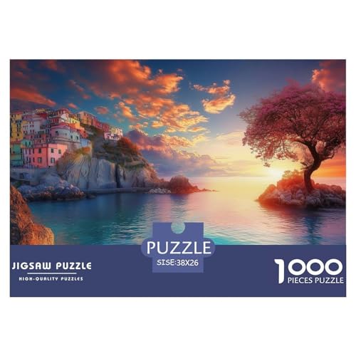 1000-Teile Sonnenuntergang am Hafen Pädagogisches Spiel Puzzles Für Erwachsen Herausforderung Spielzeug Premium Quality Geschenke Für Die Ganze Familie 38x26cm/1000pcs 1000-Teile Sonnenuntergang am Hafen Pädagogisches Spiel Puzzles Für Erwachsen Herausforderung Spielzeug Premium Quality Geschenke Für Die Ganze Familie 38x26cm/1000pcs von UJSDVNNJJ