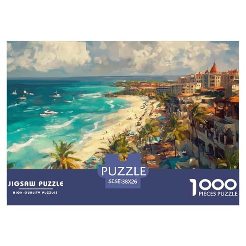 1000 Teile Strand Pädagogisches Spiel Puzzles Für Erwachsen Herausforderung Spielzeug Premium Quality Stress Abbauen Für Die Ganze Familie 38x26cm/1000pcs 1000 Teile Strand Pädagogisches Spiel Puzzles Für Erwachsen Herausforderung Spielzeug Premium Quality Stress Abbauen Für Die Ganze Familie 38x26cm/1000pcs von UJSDVNNJJ