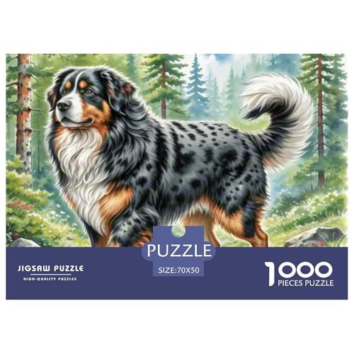 1000-Teile Tibetischer Mastiff Geschicklichkeitsspiel Puzzles Für Erwachsen Lernspiel Premium Quality Stress Abbauen Für Die Ganze Familie 70x50cm/1000pcs von UJSDVNNJJ