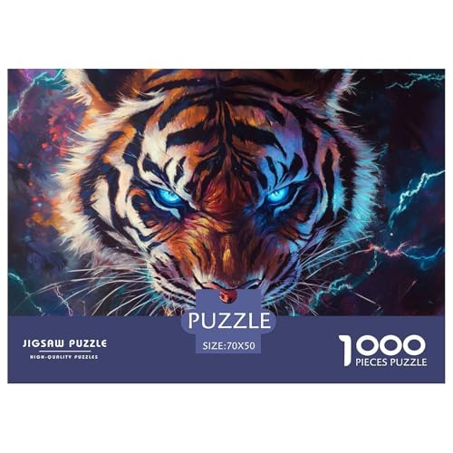 1000-Teile Tiger Geschicklichkeitsspiel Puzzles Für Erwachsen Lernspiel Premium Quality Stress Abbauen Für Die Ganze Familie 70x50cm/1000pcs 1000-Teile Tiger Geschicklichkeitsspiel Puzzles Für Erwachsen Lernspiel Premium Quality Stress Abbauen Für Die Ganze Familie 70x50cm/1000pcs von UJSDVNNJJ
