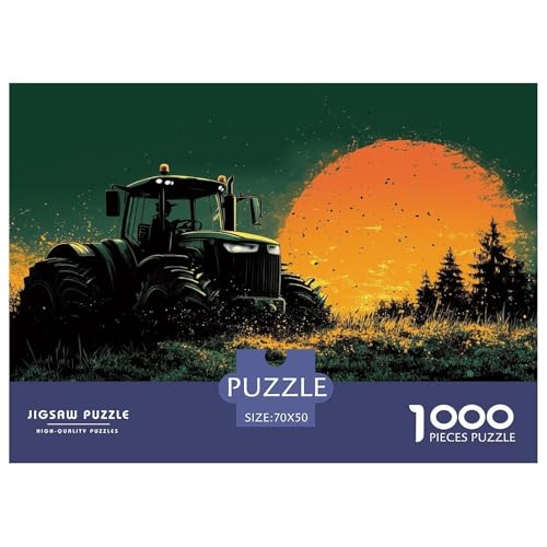 1000 Teile Traktor Geschicklichkeitsspiel Puzzles Für Erwachsen Lernspiel Premium Quality Geschenke Für Erwachsene Und Kinder Ab 14 Jahren 70x50cm/1000pcs von UJSDVNNJJ