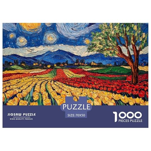 1000 Teile Tulpen Geschicklichkeitsspiel Puzzles Für Erwachsen Lernspiel Premium Quality Geschenke Für Erwachsene Und Kinder Ab 14 Jahren 70x50cm/1000pcs 1000 Teile Tulpen Geschicklichkeitsspiel Puzzles Für Erwachsen Lernspiel Premium Quality Geschenke Für Erwachsene Und Kinder Ab 14 Jahren 70x50cm/1000pcs von UJSDVNNJJ