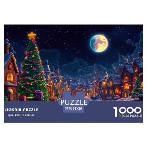 1000-Teile Weihnachtsbaum Geschicklichkeitsspiel Puzzles Für Erwachsen Lernspiel Premium Quality Geschenke Für Erwachsene Und Kinder Ab 14 Jahren 38x26cm/1000pcs 1000-Teile Weihnachtsbaum Geschicklichkeitsspiel Puzzles Für Erwachsen Lernspiel Premium Quality Geschenke Für Erwachsene Und Kinder Ab 14 Jahren 38x26cm/1000pcs von UJSDVNNJJ