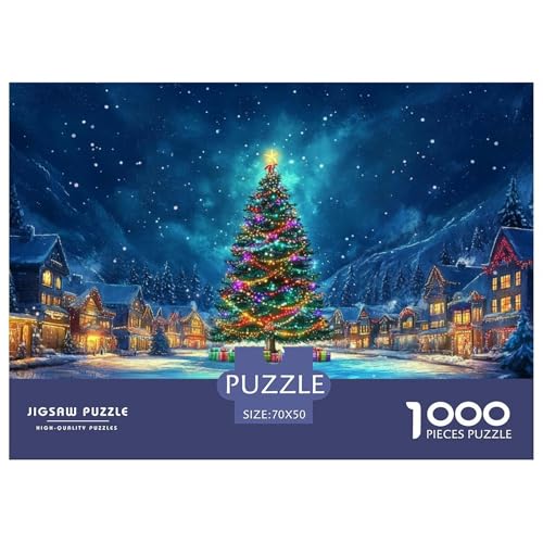 1000 Teile Weihnachtsbaum Pädagogisches Spiel Puzzles Für Erwachsen Herausforderung Spielzeug Premium Quality Stress Abbauen Für Erwachsene Und Kinder Ab 14 Jahren 70x50cm/1000pcs 1000 Teile Weihnachtsbaum Pädagogisches Spiel Puzzles Für Erwachsen Herausforderung Spielzeug Premium Quality Stress Abbauen Für Erwachsene Und Kinder Ab 14 Jahren 70x50cm/1000pcs von UJSDVNNJJ