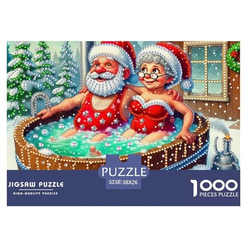 1000-Teile Weihnachtsmann Geschicklichkeitsspiel Puzzles Für Erwachsen Lernspiel Premium Quality Geschenke Für Erwachsene Und Kinder Ab 14 Jahren 38x26cm/1000pcs 1000-Teile Weihnachtsmann Geschicklichkeitsspiel Puzzles Für Erwachsen Lernspiel Premium Quality Geschenke Für Erwachsene Und Kinder Ab 14 Jahren 38x26cm/1000pcs von UJSDVNNJJ