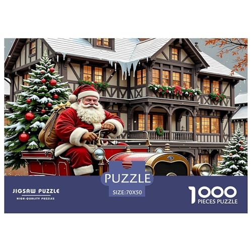 1000-Teile Weihnachtsmann Geschicklichkeitsspiel Puzzles Für Erwachsen Lernspiel Premium Quality Stress Abbauen Für Erwachsene Und Kinder Ab 14 Jahren 70x50cm/1000pcs 1000-Teile Weihnachtsmann Geschicklichkeitsspiel Puzzles Für Erwachsen Lernspiel Premium Quality Stress Abbauen Für Erwachsene Und Kinder Ab 14 Jahren 70x50cm/1000pcs von UJSDVNNJJ