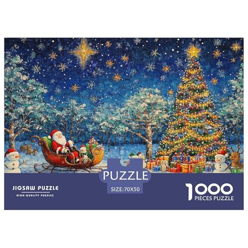 1000-Teile Weihnachtsmann Pädagogisches Spiel Puzzles Für Erwachsen Lernspiel Premium Quality Geschenke Für Erwachsene Und Kinder Ab 14 Jahren 70x50cm/1000pcs 1000-Teile Weihnachtsmann Pädagogisches Spiel Puzzles Für Erwachsen Lernspiel Premium Quality Geschenke Für Erwachsene Und Kinder Ab 14 Jahren 70x50cm/1000pcs von UJSDVNNJJ