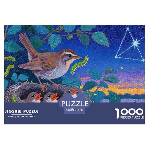 1000-Teile Wildtiere Geschicklichkeitsspiel Nachtingal Puzzles Für Erwachsen Lernspiel Premium Quality Geschenke Für Die Ganze Familie 38x26cm/1000pcs 1000-Teile Wildtiere Geschicklichkeitsspiel Nachtingal Puzzles Für Erwachsen Lernspiel Premium Quality Geschenke Für Die Ganze Familie 38x26cm/1000pcs von UJSDVNNJJ