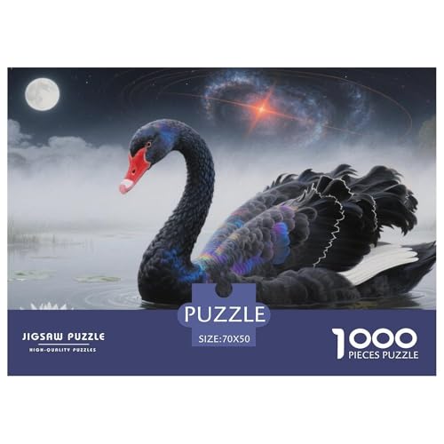 1000-Teile Wildtiere Geschicklichkeitsspiel Schwan Puzzles Für Erwachsen Lernspiel Premium Quality Geschenke Für Erwachsene Und Kinder Ab 14 Jahren 70x50cm/1000pcs 1000-Teile Wildtiere Geschicklichkeitsspiel Schwan Puzzles Für Erwachsen Lernspiel Premium Quality Geschenke Für Erwachsene Und Kinder Ab 14 Jahren 70x50cm/1000pcs von UJSDVNNJJ
