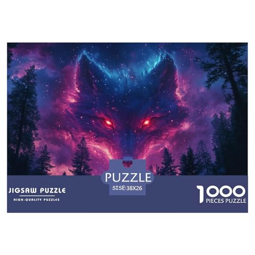 1000 Teile Wolf Geschicklichkeitsspiel Puzzles Für Erwachsen Herausforderung Spielzeug Premium Quality Stress Abbauen Für Erwachsene Und Kinder Ab 14 Jahren 38x26cm/1000pcs 1000 Teile Wolf Geschicklichkeitsspiel Puzzles Für Erwachsen Herausforderung Spielzeug Premium Quality Stress Abbauen Für Erwachsene Und Kinder Ab 14 Jahren 38x26cm/1000pcs von UJSDVNNJJ