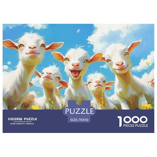 1000 Teile Ziege Geschicklichkeitsspiel Puzzles Für Erwachsen Herausforderung Spielzeug Premium Quality Stress Abbauen Für Die Ganze Familie 70x50cm/1000pcs 1000 Teile Ziege Geschicklichkeitsspiel Puzzles Für Erwachsen Herausforderung Spielzeug Premium Quality Stress Abbauen Für Die Ganze Familie 70x50cm/1000pcs von UJSDVNNJJ