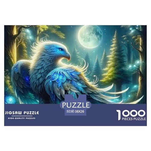 1000-teilige Adler Geschicklichkeitsspiel Puzzles Für Erwachsen Herausforderung Spielzeug Premium Quality Stress Abbauen Für Erwachsene Und Kinder Ab 14 Jahren 38x26cm/1000pcs von UJSDVNNJJ