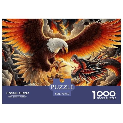 1000-teilige Adler Geschicklichkeitsspiel Puzzles Für Erwachsen Lernspiel Premium Quality Geschenke Für Die Ganze Familie 70x50cm/1000pcs 1000-teilige Adler Geschicklichkeitsspiel Puzzles Für Erwachsen Lernspiel Premium Quality Geschenke Für Die Ganze Familie 70x50cm/1000pcs von UJSDVNNJJ