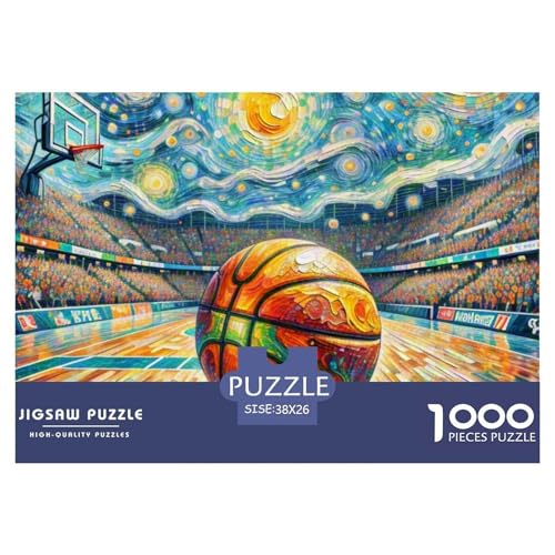 1000-teilige Basketball Geschicklichkeitsspiel Puzzles Für Erwachsen Lernspiel Premium Quality Geschenke Für Die Ganze Familie 38x26cm/1000pcs 1000-teilige Basketball Geschicklichkeitsspiel Puzzles Für Erwachsen Lernspiel Premium Quality Geschenke Für Die Ganze Familie 38x26cm/1000pcs von UJSDVNNJJ