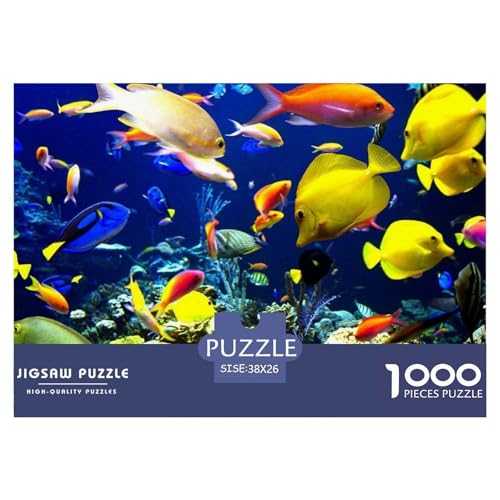 1000-teilige Bigeye Fisch Pädagogisches Spiel Puzzles Für Erwachsen Herausforderung Spielzeug Premium Quality Geschenke Für Erwachsene Und Kinder Ab 14 Jahren 38x26cm/1000pcs von UJSDVNNJJ