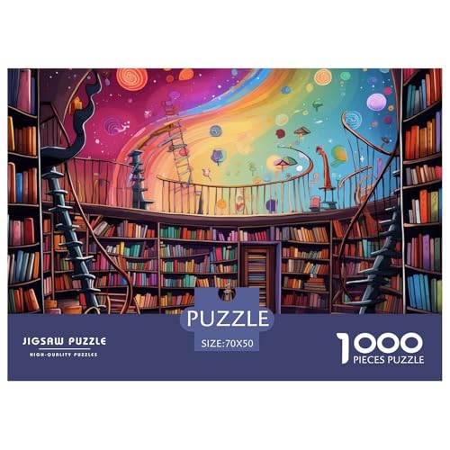 1000-teilige Bücherregal Geschicklichkeitsspiel Puzzles Für Erwachsen Lernspiel Premium Quality Geschenke Für Erwachsene Und Kinder Ab 14 Jahren 70x50cm/1000pcs 1000-teilige Bücherregal Geschicklichkeitsspiel Puzzles Für Erwachsen Lernspiel Premium Quality Geschenke Für Erwachsene Und Kinder Ab 14 Jahren 70x50cm/1000pcs von UJSDVNNJJ