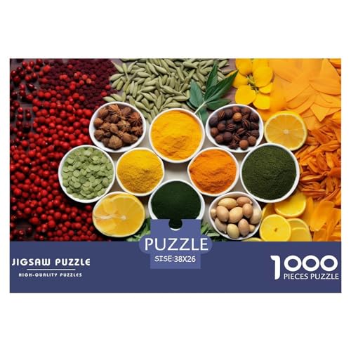 1000-teilige Bunte Gewürze Geschicklichkeitsspiel Puzzles Für Erwachsen Herausforderung Spielzeug Premium Quality Stress Abbauen Für Erwachsene Und Kinder Ab 14 Jahren 38x26cm/1000pcs 1000-teilige Bunte Gewürze Geschicklichkeitsspiel Puzzles Für Erwachsen Herausforderung Spielzeug Premium Quality Stress Abbauen Für Erwachsene Und Kinder Ab 14 Jahren 38x26cm/1000pcs von UJSDVNNJJ