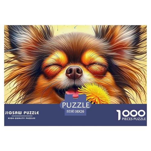 1000-teilige Chihuahua Geschicklichkeitsspiel Puzzles Für Erwachsen Lernspiel Premium Quality Geschenke Für Die Ganze Familie 38x26cm/1000pcs 1000-teilige Chihuahua Geschicklichkeitsspiel Puzzles Für Erwachsen Lernspiel Premium Quality Geschenke Für Die Ganze Familie 38x26cm/1000pcs von UJSDVNNJJ