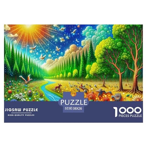 1000-teilige Dschungel Geschicklichkeitsspiel Puzzles Für Erwachsen Herausforderung Spielzeug Premium Quality Geschenke Für Die Ganze Familie 38x26cm/1000pcs von UJSDVNNJJ