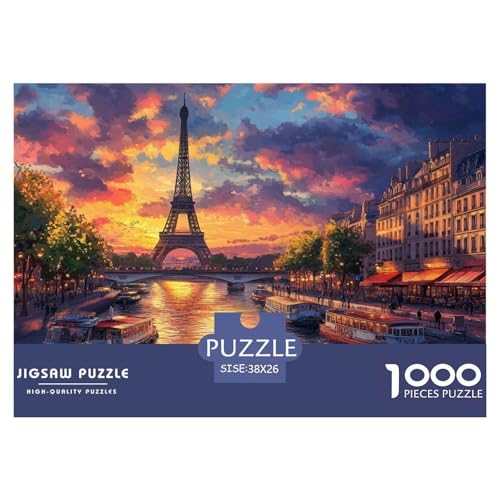1000-teilige Eiffelturm Geschicklichkeitsspiel Puzzles Für Erwachsen Lernspiel Premium Quality Geschenke Für Die Ganze Familie 38x26cm/1000pcs 1000-teilige Eiffelturm Geschicklichkeitsspiel Puzzles Für Erwachsen Lernspiel Premium Quality Geschenke Für Die Ganze Familie 38x26cm/1000pcs von UJSDVNNJJ