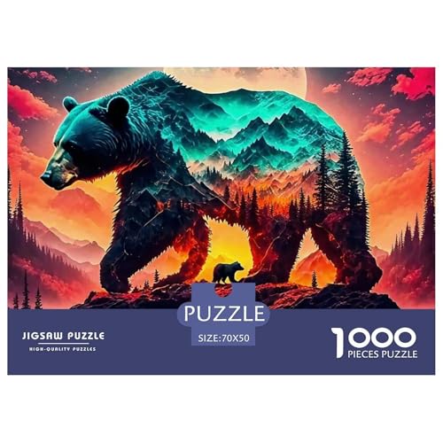 1000-teilige Eisbär Geschicklichkeitsspiel Puzzles Für Erwachsen Lernspiel Premium Quality Geschenke Für Die Ganze Familie 70x50cm/1000pcs 1000-teilige Eisbär Geschicklichkeitsspiel Puzzles Für Erwachsen Lernspiel Premium Quality Geschenke Für Die Ganze Familie 70x50cm/1000pcs von UJSDVNNJJ